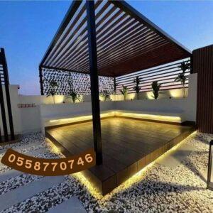 مظلات حدائق في جدة بتصاميم عصرية مميزة